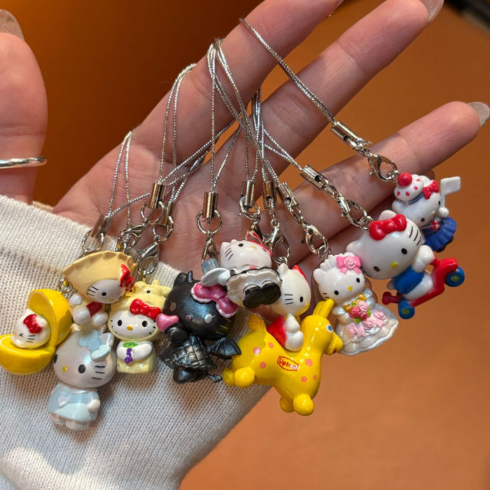 Wholesale Bouncing Horse Cat Keychain Charm