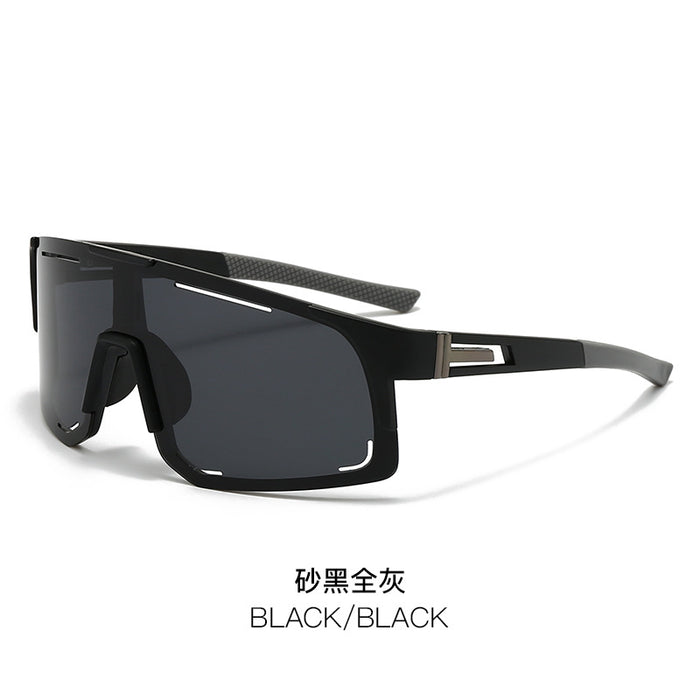 Wholesale New Polarized Sports Sunglasses Large Frame Outdoor Riding Windproof Sunglasses Colorful Glasses