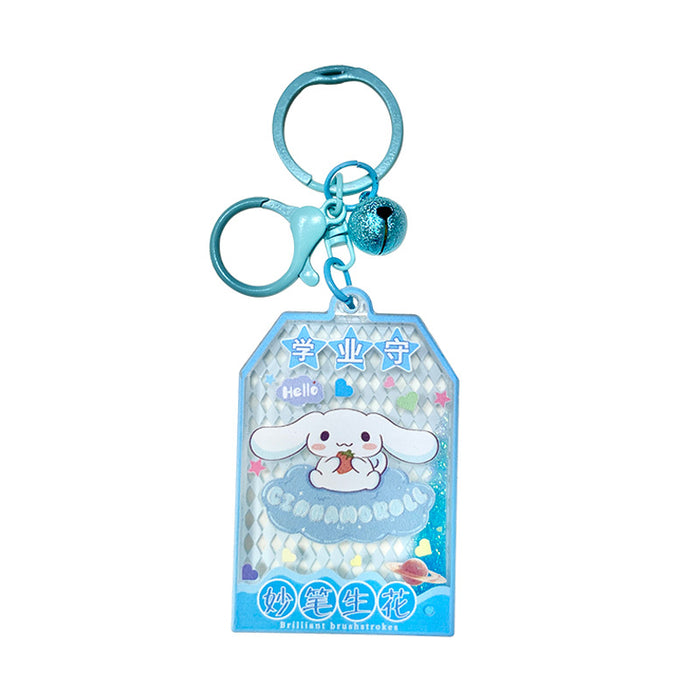 Wholesale Acrylic Cartoon Oil-filled Keychain JDC-KC-Benxin017