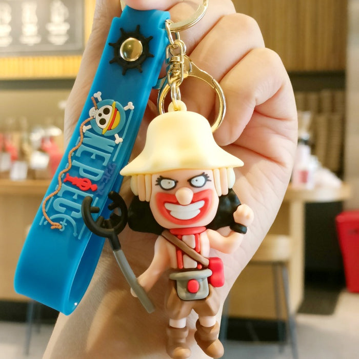 Wholesale Cute 3D Doll Silicone Keychain JDC-KC-MingT147