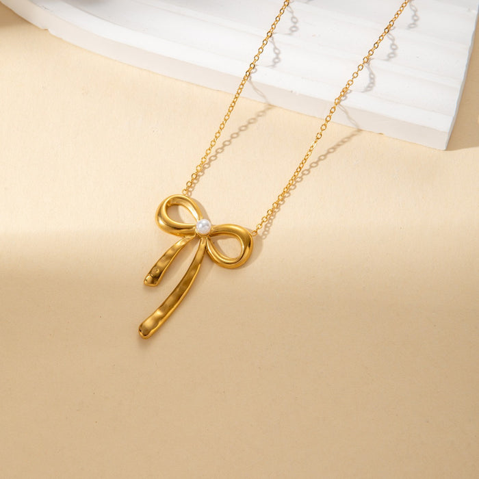 Wholesale Non-Fading Exquisite Clavicle Golden Necklace