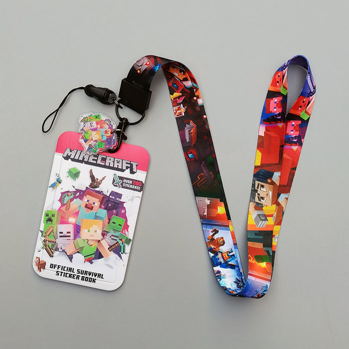 Wholesale Card Holder Long Cartoon Lanyard Keychain