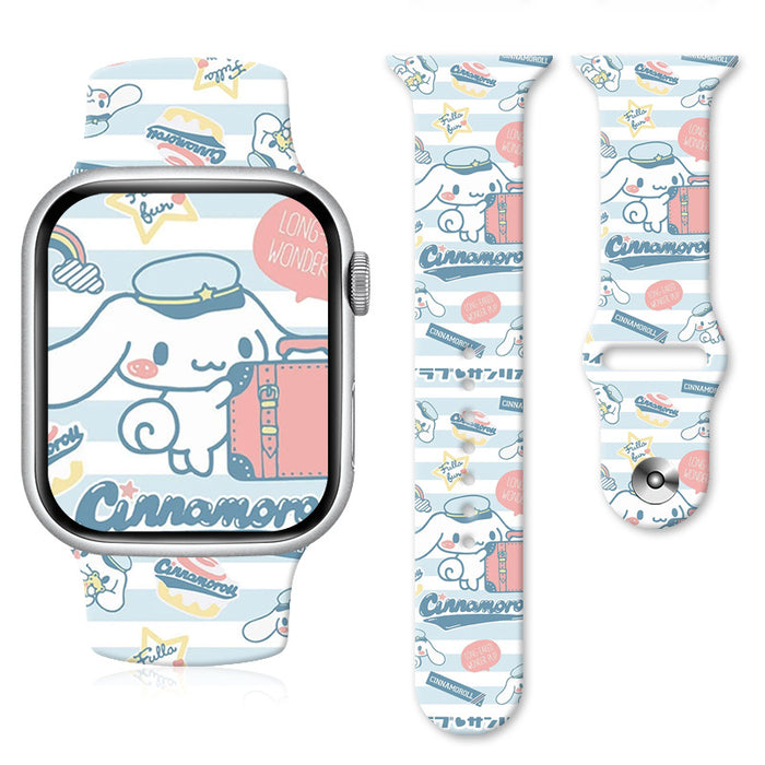 Wholesale Silicone Cartoon Printed Watch Strap JDC-WD-NuoQi011