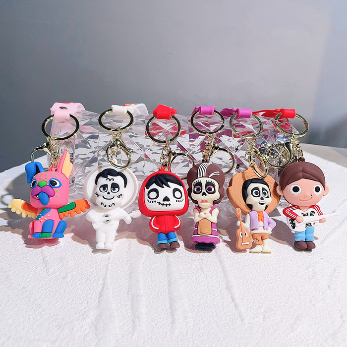 Wholesale Cartoon Silicone Doll Keychain JDC-KC-QiChao033