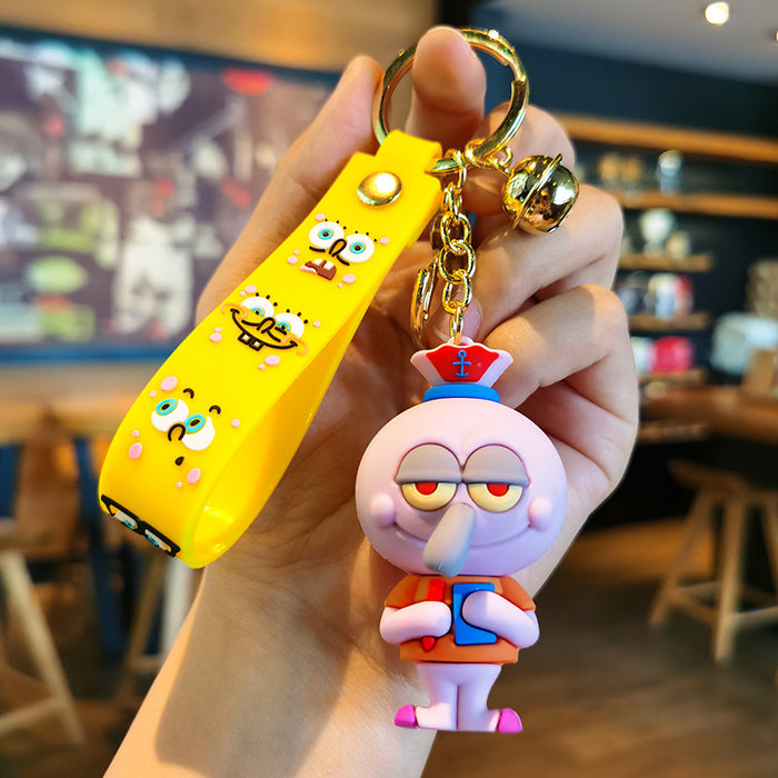 Wholesale Rubber Cartoon Doll Keychain JDC-KC-Tingm178