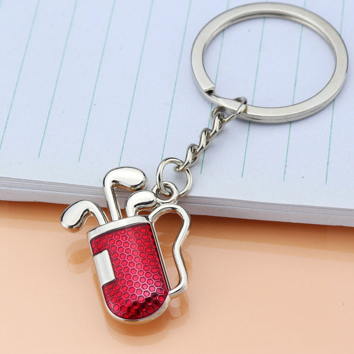 Wholesale Zinc Alloy Golf Barrel Keychain JDC-KC-XunX020