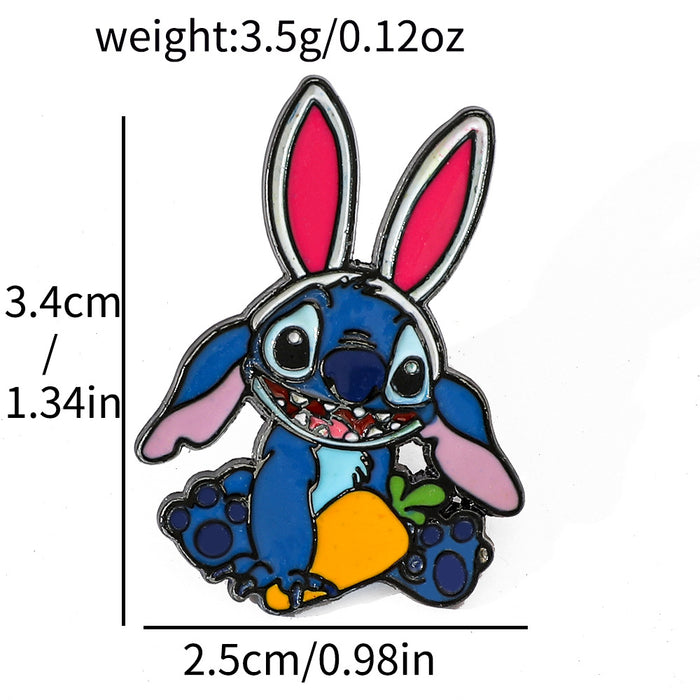 Wholesale Cartoon Character Metal Badge Sunflower   Alloy Brooch Accessories Pin