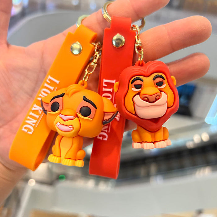 Wholesale Cute Lion King Cartoon PVC Keychains JDC-KC-MiaoY067