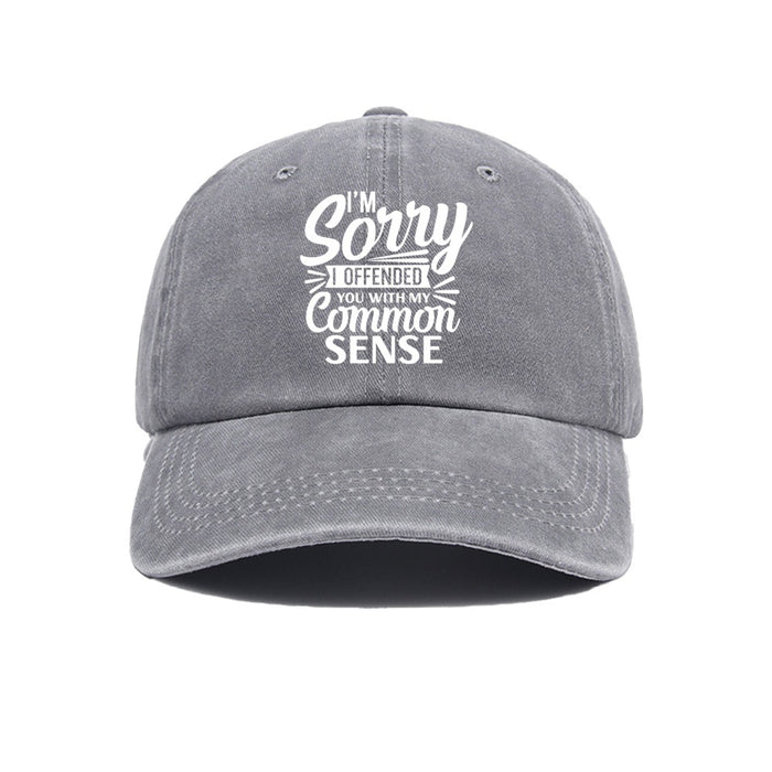 Wholesale New letter baseball cap with personalized curved roof and dome sunshade hat