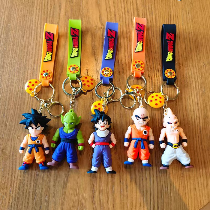 Wholesale Cartoon Doll Silicone Keychain JDC-KC-HongSheng006