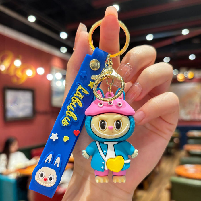 Wholesale Cartoon cute cross-dressing funny doll bag keychain gift pendant
