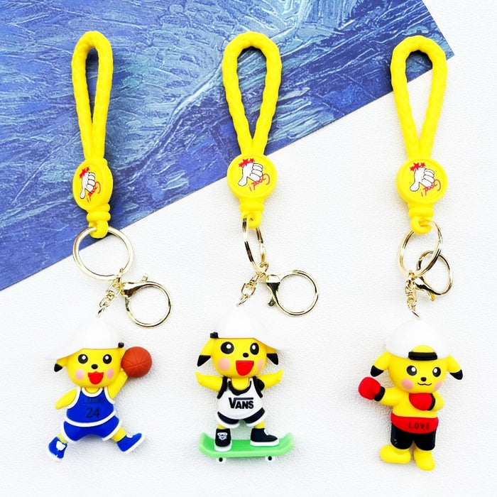 Wholesale PVC Cartoon Doll Keychain JDC-KC-YiChen004