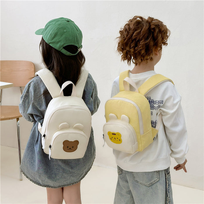 Wholesale Canvas Cute Mini Kids Backpack JDC-BP-YuanDuo077