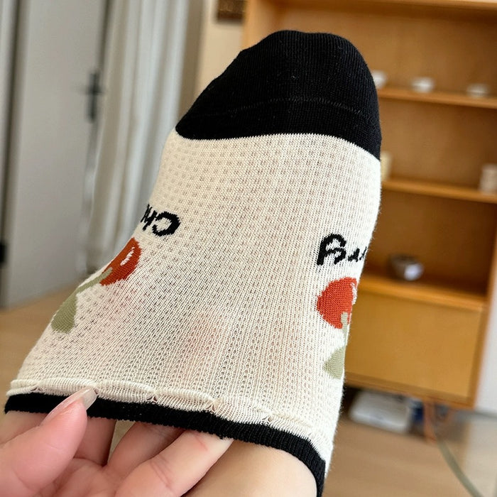 Wholesale Shallow socks, short socks, boat socks, invisible socks, cute mesh socks, thin socks