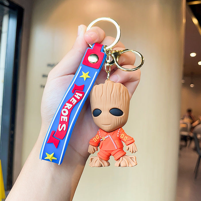 Wholesale Cartoon Doll PVC Keychain JDC-KC-YuanD003