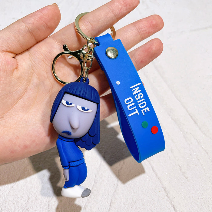 Wholesale Cartoon Silicone Doll Keychain JDC-KC-QiChao028