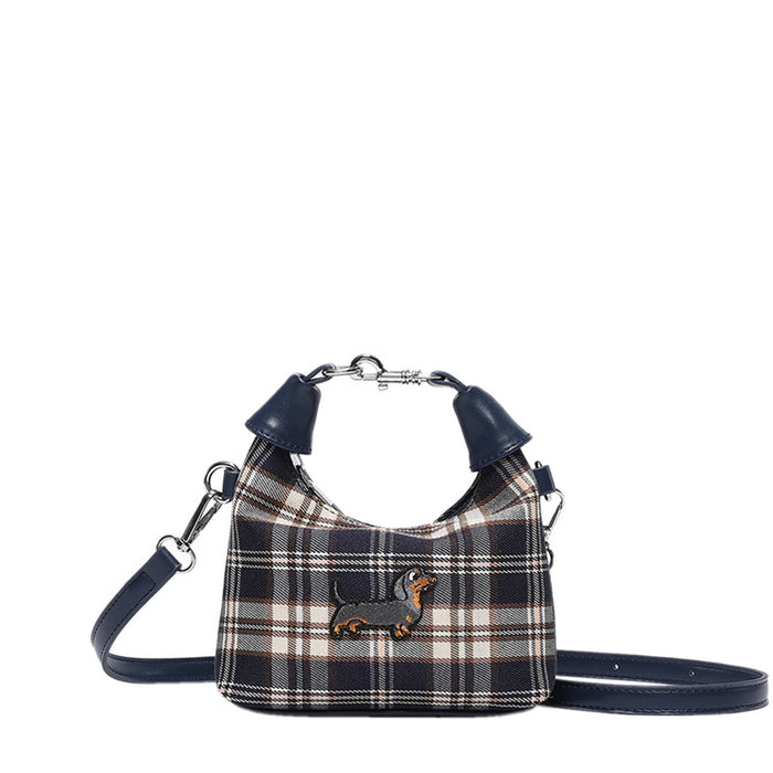 Wholesale Children's bag with grid embroidery and parent-child mini crossbody bag