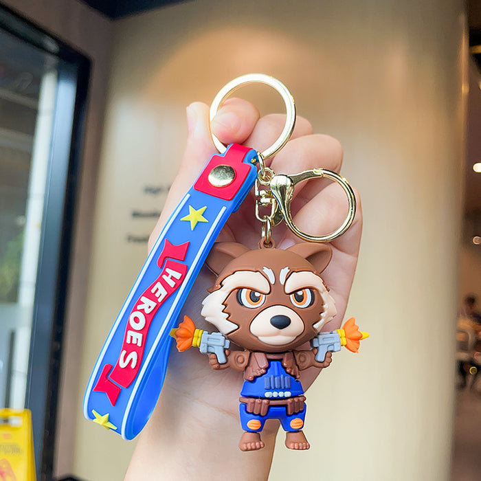 Wholesale Cartoon Doll PVC Keychain JDC-KC-YuanD003