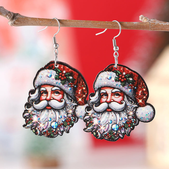 Wholesale Cute and quirky Christmas pendant earrings