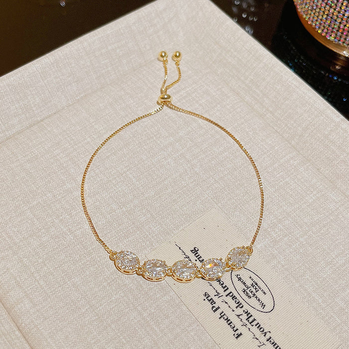 Wholesale Women's Sweet Zircon Bracelet