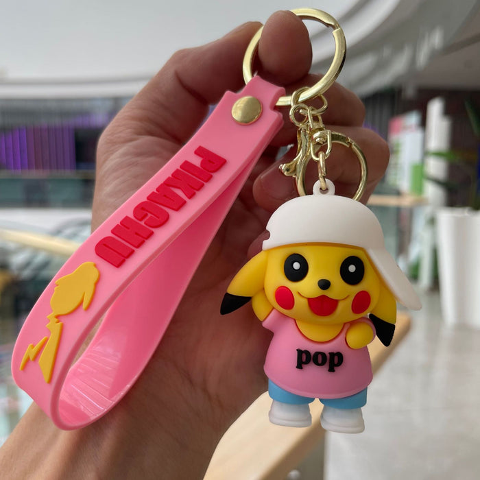 Wholesale Cartoon doll keychain, couple backpack pendant, cute doll, car keychain