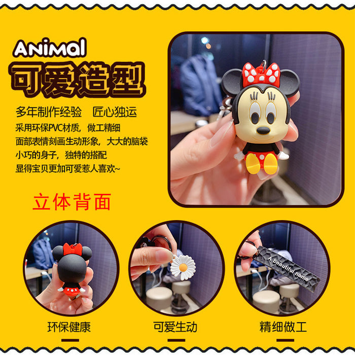 Wholesale Cartoon  Keychain Pendant Cute pvc Accessories