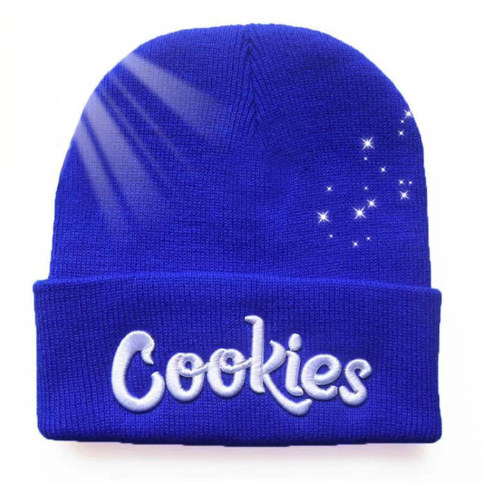 Wholesale Cookies Letters 3D Embroidered Knitted Wool Hat JDC-FH-HongHong013