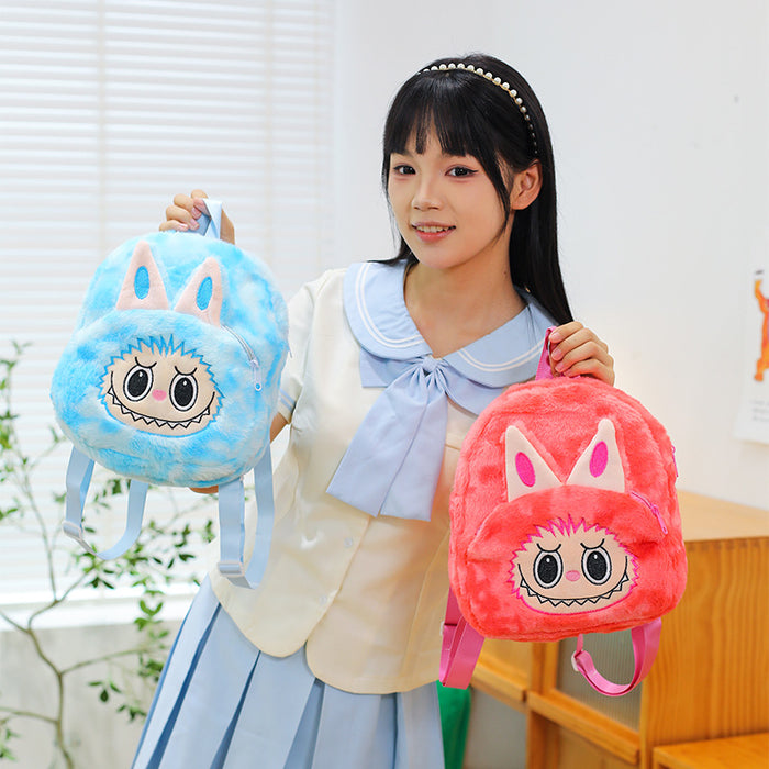 Wholesale Children' s plush backpack cute cartoon doll backpack kindergarten school bag