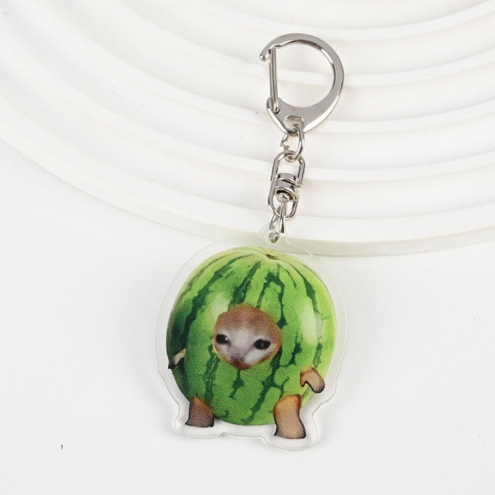 Wholesale Cute Cartoon Acrylic Keychain JDC-KC-XBK008