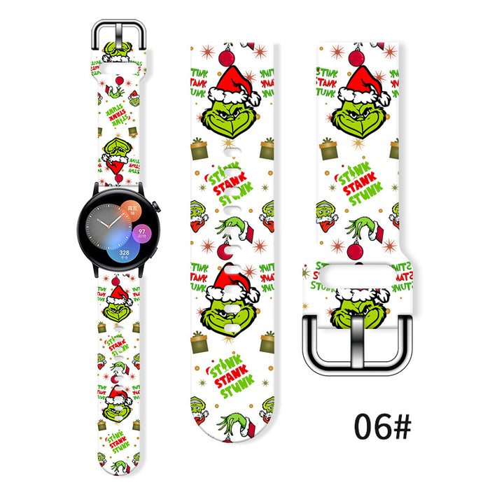 Wholesale Printed Tpu Watch Strap Wrist Strap JDC-WD-NuoQi063