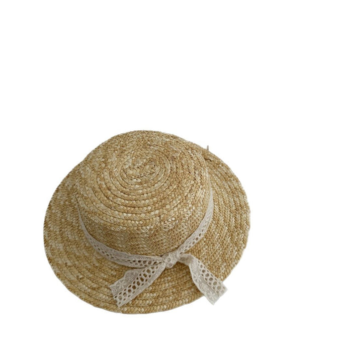 Wholesale Children's Straw Hat Sunscreen Hat Summer Beach Hat Baby Vacation