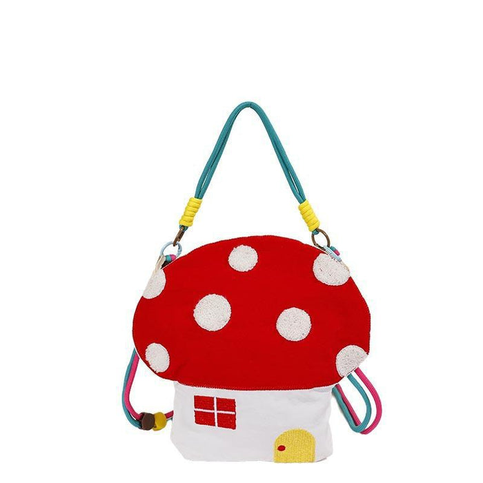 Wholesale Cute Hedgehog Embroidery Nylon Crossbody Phone Bag Shoulder Bag Fashion Accessory Gift