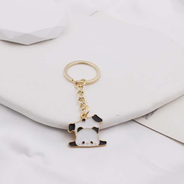 Wholesale Panda keychain  bag pendant  cartoon small gift key chain ornaments