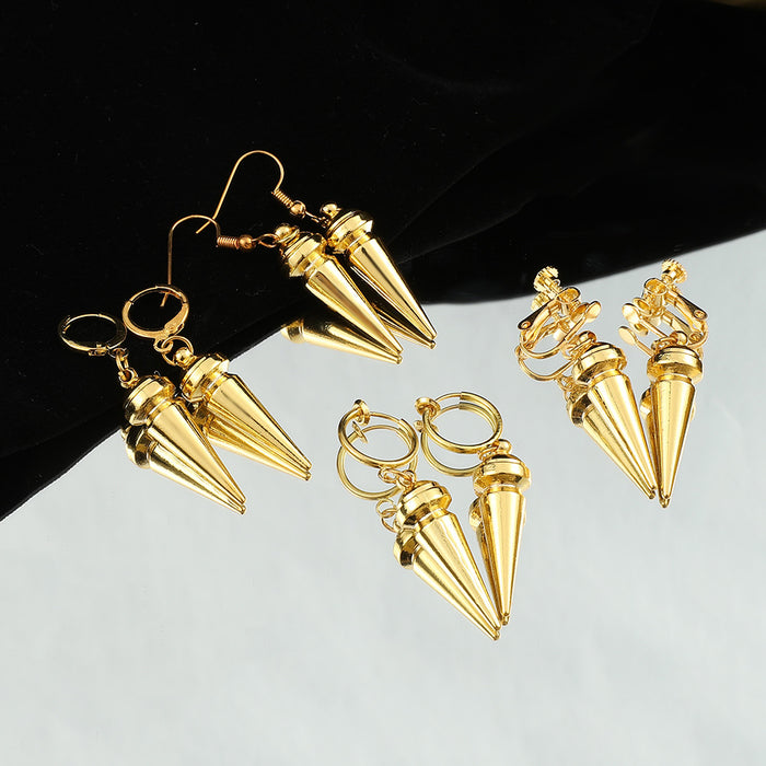 Wholesale Cartoon alloy earrings ear clips cosplay accessories
