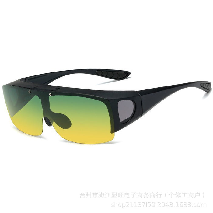 Wholesale Fashionable color changing glasses, flip up myopia glasses, sunglasses, color changing night vision glasses, popular glasses
