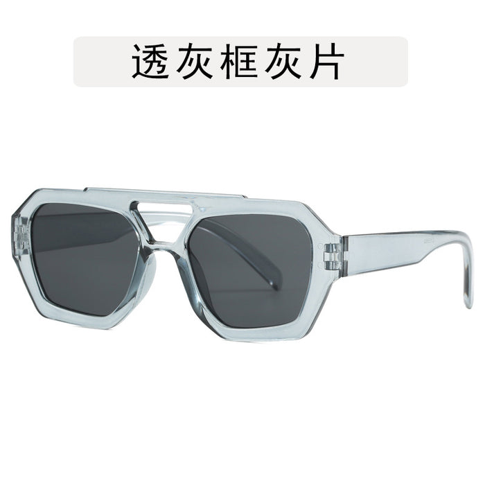 Wholesale Irregular contrasting sunglasses, retro sunglasses, personalized glasses