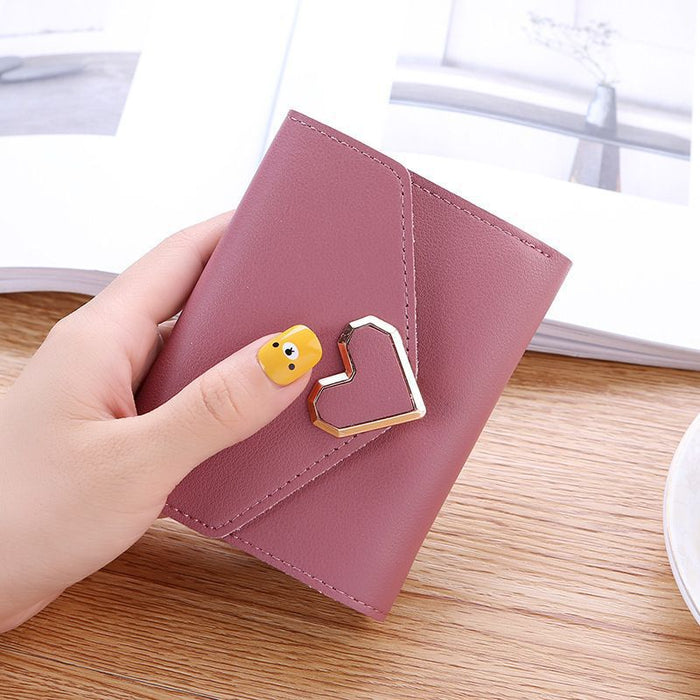 Wholesale PU Leather Short Wallet with Han Style Print Card Holder for Daily Matching