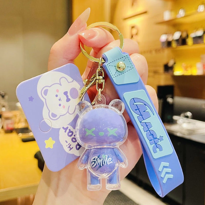 Wholesale Creative Cartoon Bear Keychain JDC-KC-Chongli002