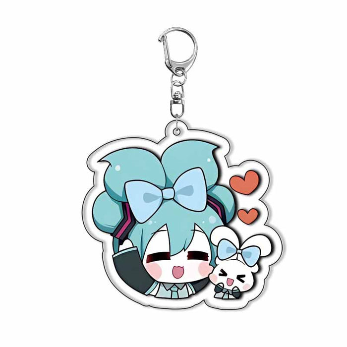 Wholesale cartoon characters acrylic keychain