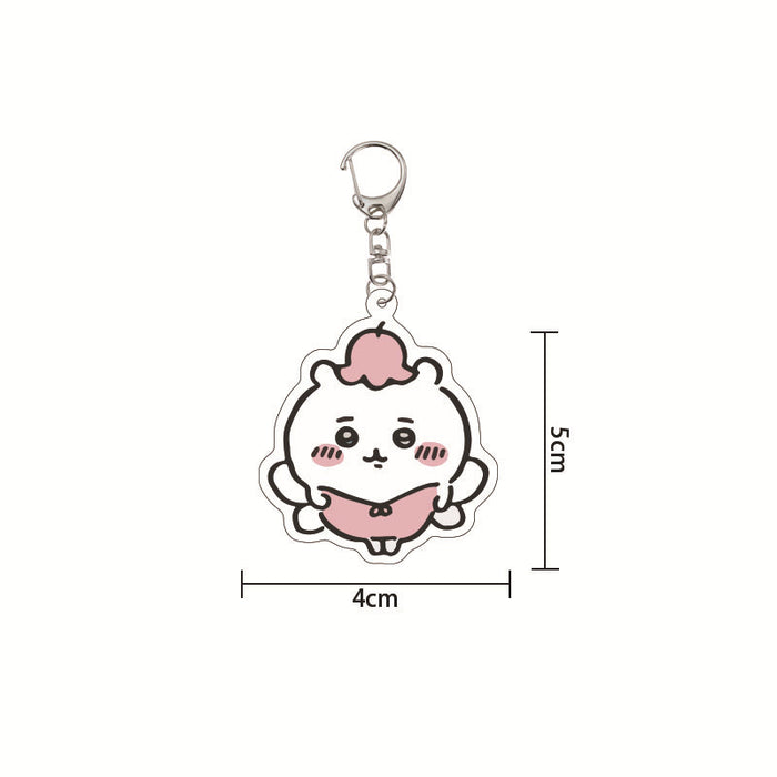 Wholesale  Cartoon Keychain Acrylic  Schoolbag Pendant