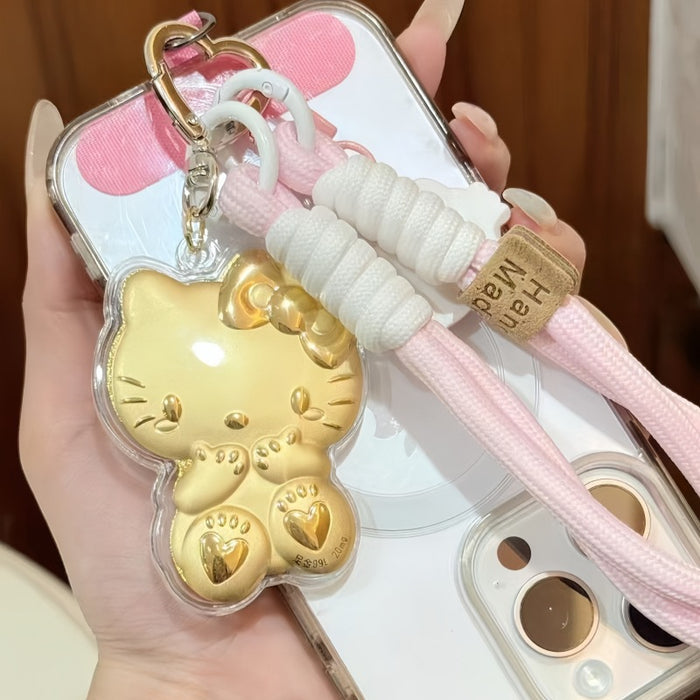 Wholesale Cute cartoon metal lanyard keychain