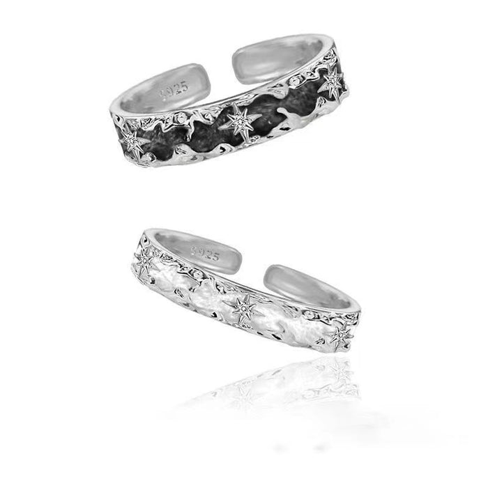 Wholesale Ring high-end, niche design, simple couple pairing ring, open index finger