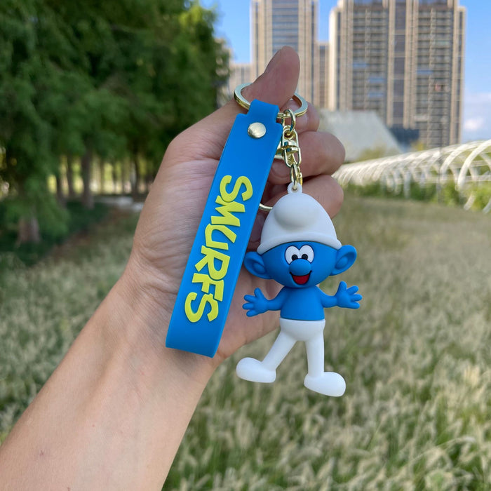 Wholesale Cartoon keychain, anime couple bag, pendant, car doll, small gift