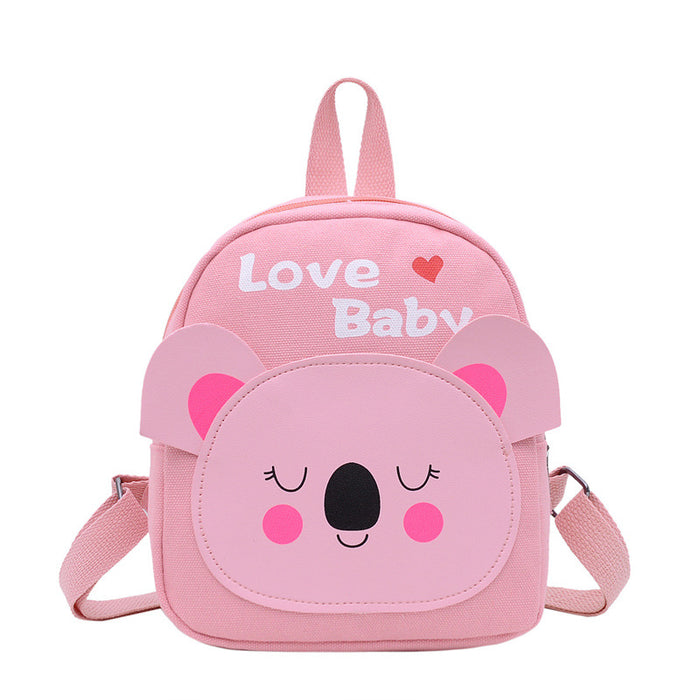 Wholesale Cartoon Soft Cute Canvas Backpack JDC-BP-YuanDuo001