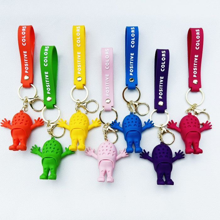 Wholesale PVC Cartoon Doll Keychain JDC-KC-WuYi197