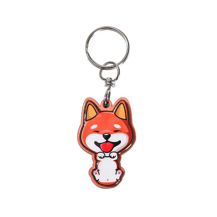 Wholesale Wooden Animal Cartoon Keychain JDC-KC-WWYL001