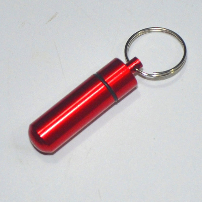 Wholesale Aluminum Alloy Pill Bottle Cartridge Keychain JDC-KC-KB001