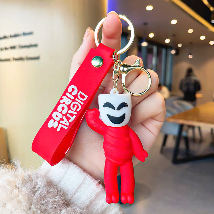 Wholesale Cartoon Doll PVC Keychain JDC-KC-YuanD002