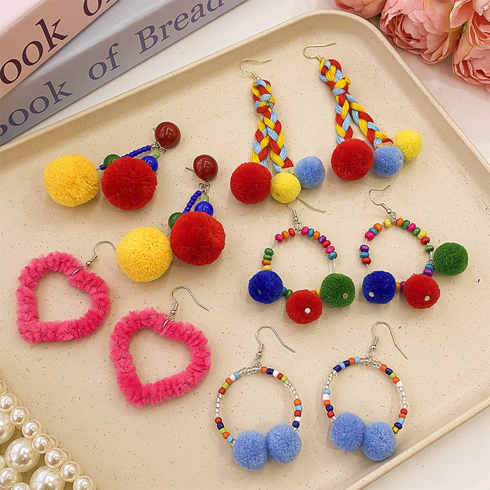 Wholesale  Cartoon  Tassel Earrings Earrings Earrings