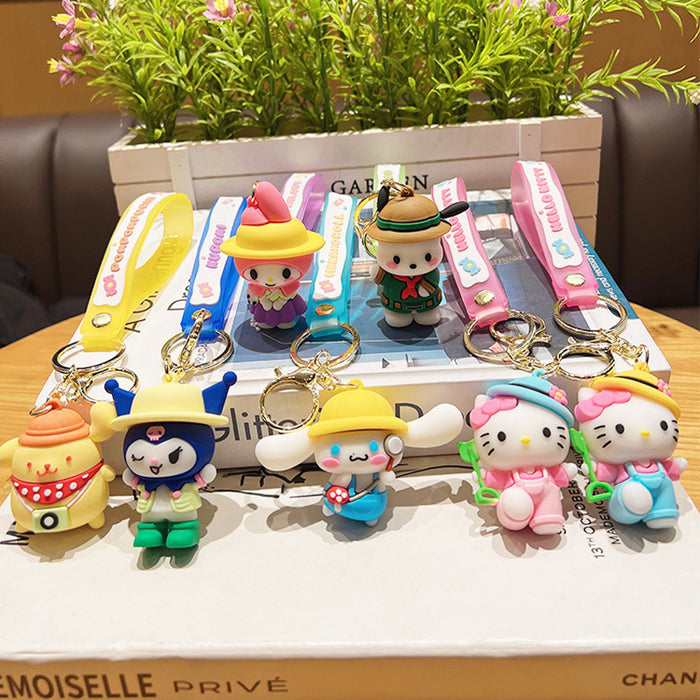 Wholesale Cartoon Doll Silicone Keychain (S) JDC-KC-JuJi006